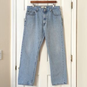 Levi's Y2K Vintage 505 Medium Wash Regular Fit Straight Leg Jeans 36 x 32